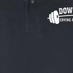 Down Bad Crying At The Gym Softstyle Adult Sport Polo