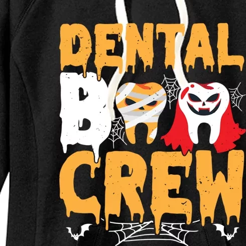 Dental Boo Crew Spooky Dentist Squad Dental Practitioner Meaningful Gift Women's Fleece Hoodie