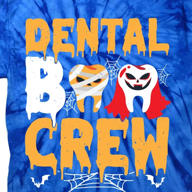 Dental Boo Crew Spooky Dentist Squad Dental Practitioner Meaningful Gift Tie-Dye T-Shirt