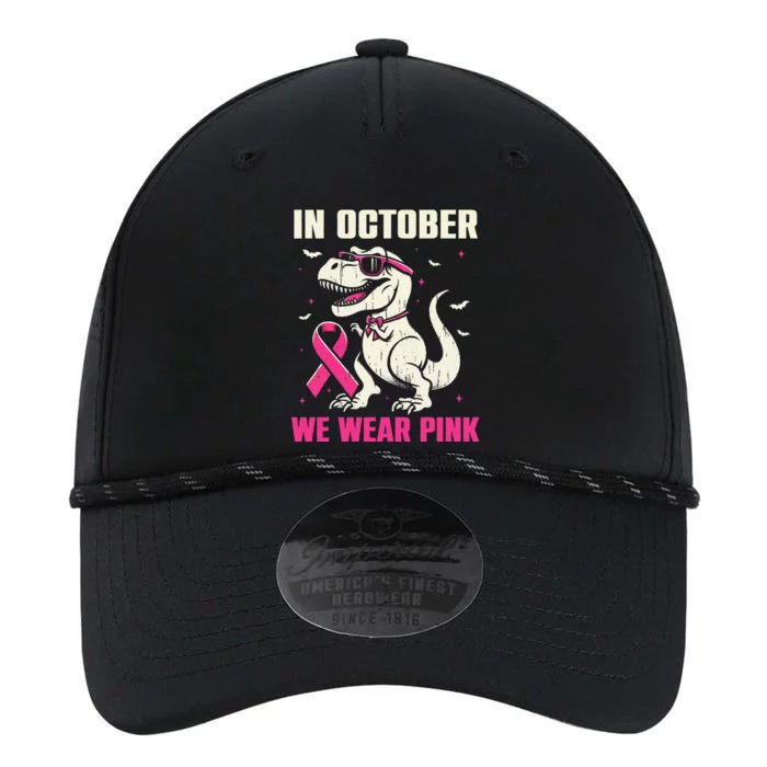 Dinosaur Breast Cancer Awareness Gift Performance The Dyno Cap