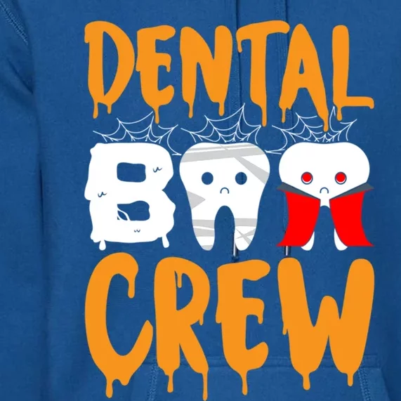 Dental Boo Crew Spooky Halloween Teeth Dental Assistant Cute Gift Premium Hoodie