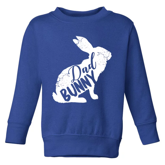 Dad Bunny Cute Matching Easter Gift Gift Toddler Sweatshirt