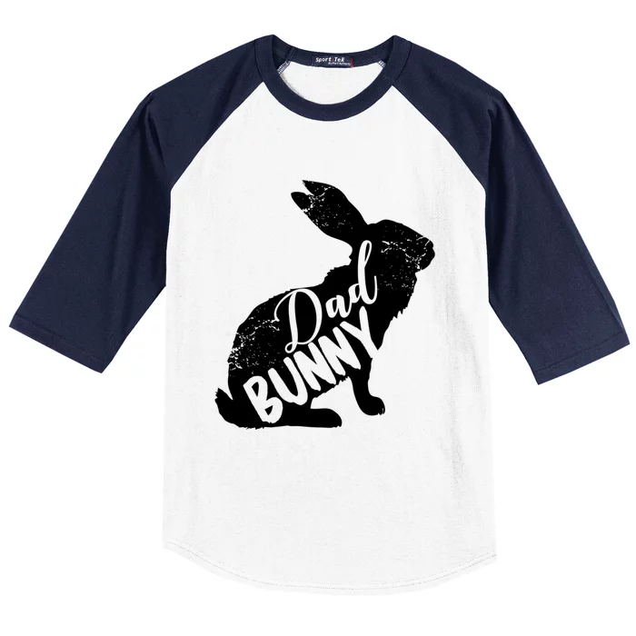 Dad Bunny Cute Matching Easter Gift Gift Baseball Sleeve Shirt