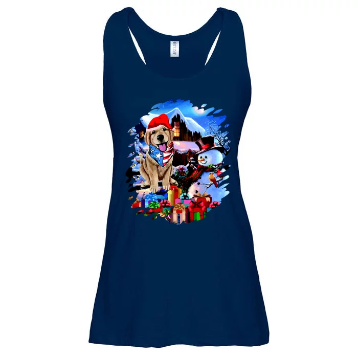 Dog's Best Christmas Ladies Essential Flowy Tank