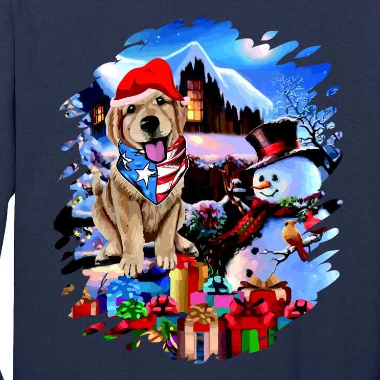 Dog's Best Christmas Tall Long Sleeve T-Shirt