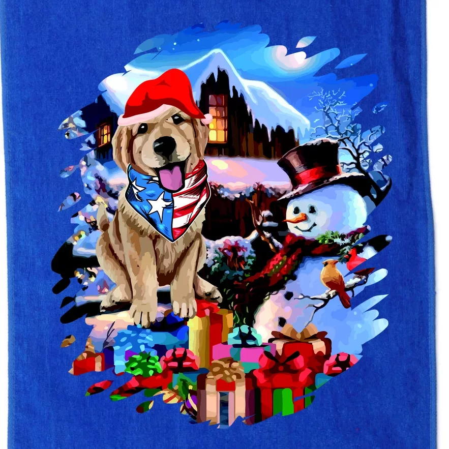 Dog's Best Christmas Platinum Collection Golf Towel