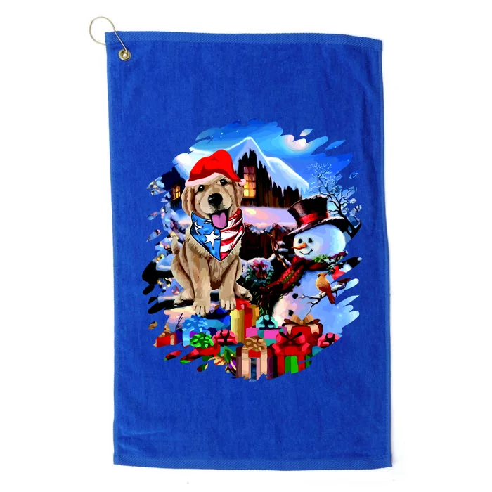 Dog's Best Christmas Platinum Collection Golf Towel