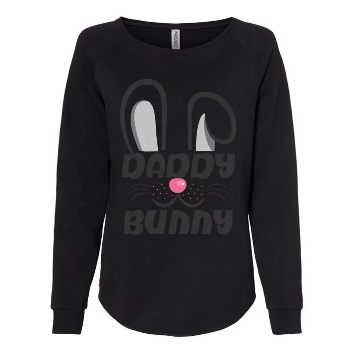 Daddy Bunny Cute Easter Matching Family Easter Dad Gift Womens California Wash Sweatshirt