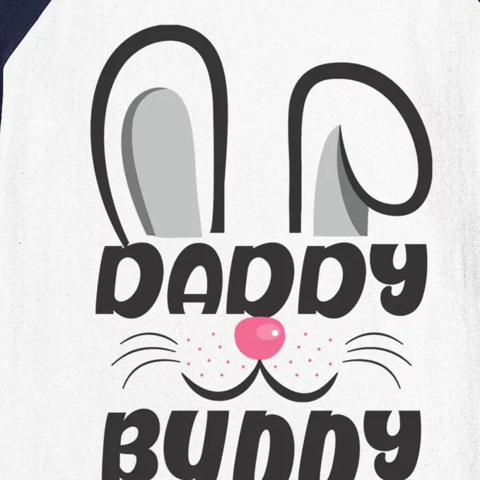 Daddy Bunny Cute Easter Matching Family Easter Dad Gift Baseball Sleeve Shirt