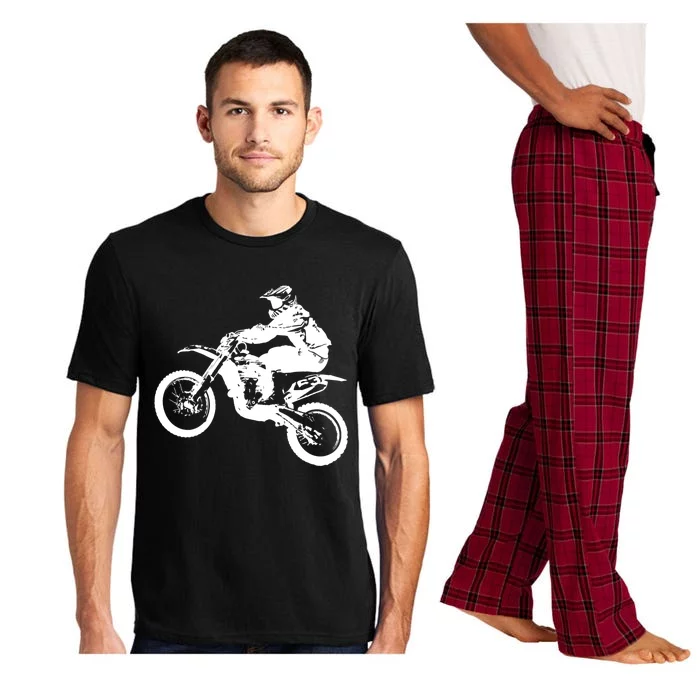 Dirt Bike Cool Gift Motocross Enduro Cool Gift Pajama Set