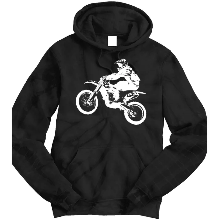 Dirt Bike Cool Gift Motocross Enduro Cool Gift Tie Dye Hoodie