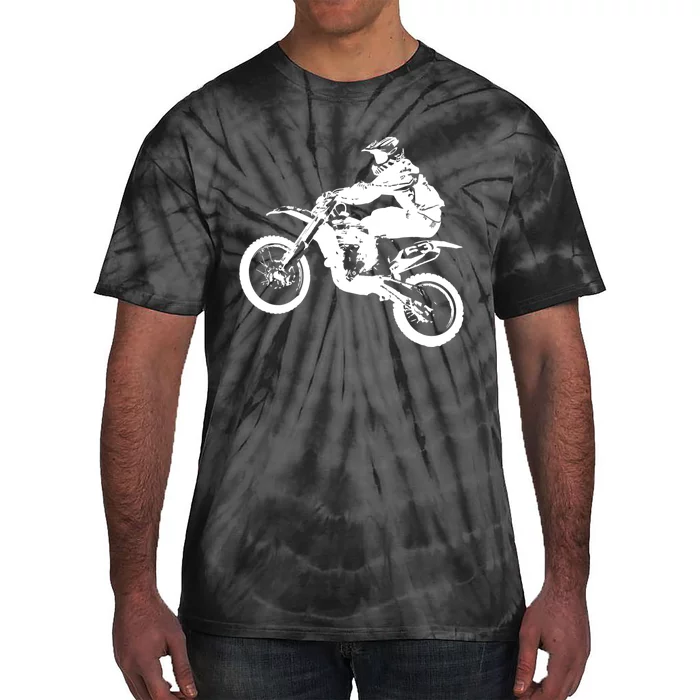 Dirt Bike Cool Gift Motocross Enduro Cool Gift Tie-Dye T-Shirt