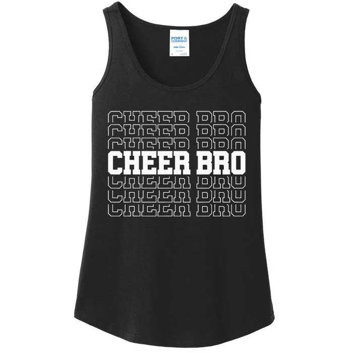 Dance Brother Cheer Brother Of A Cheerleader Brother Ladies Essential Tank