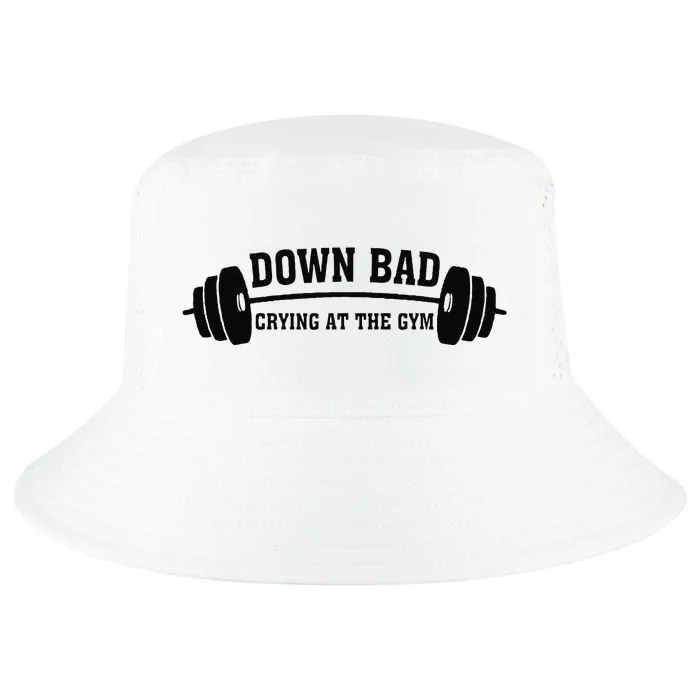 Down Bad Crying At The Gym Cool Comfort Performance Bucket Hat