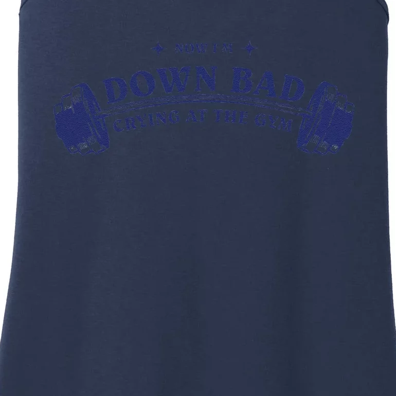 Down Bad Crying At The Gym Ladies Essential Tank