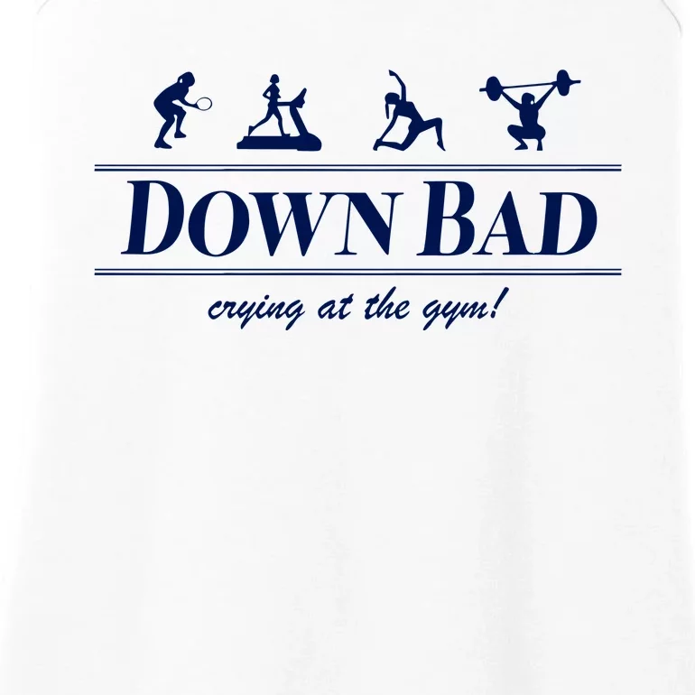 Down Bad Crying At The Gym Ladies Essential Tank