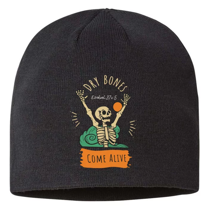 Dry Bones Come Alive Christian Halloween 8 1/2in Sustainable Knit Beanie