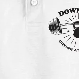 Down Bad Crying At The Gym Dry Zone Grid Performance Polo