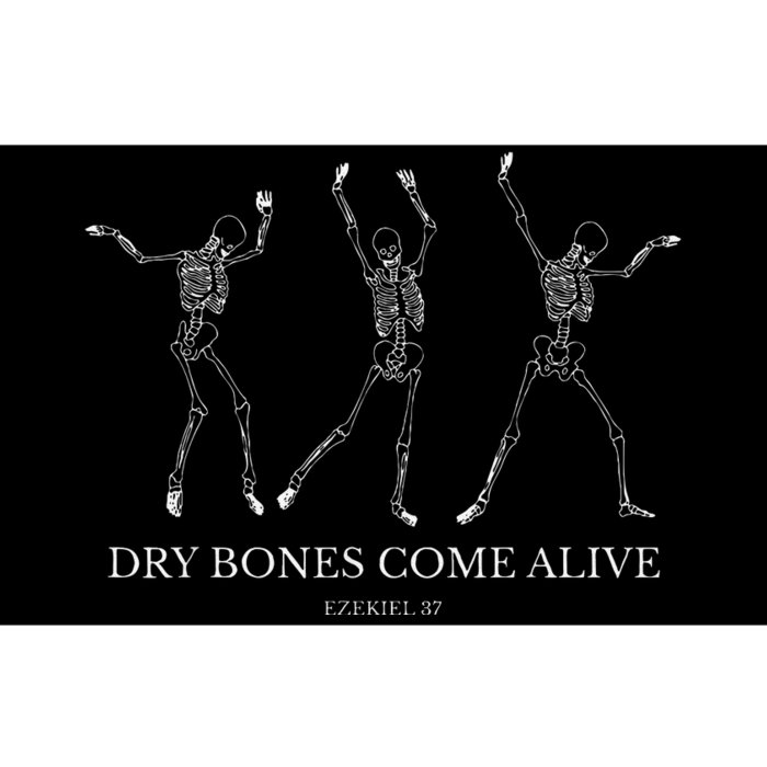 Dry Bones Come Alive Funny Skeleton Dancing Bumper Sticker