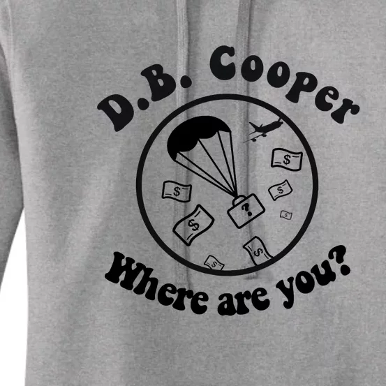 D B Cooper Where Are You Classic Women's Pullover Hoodie