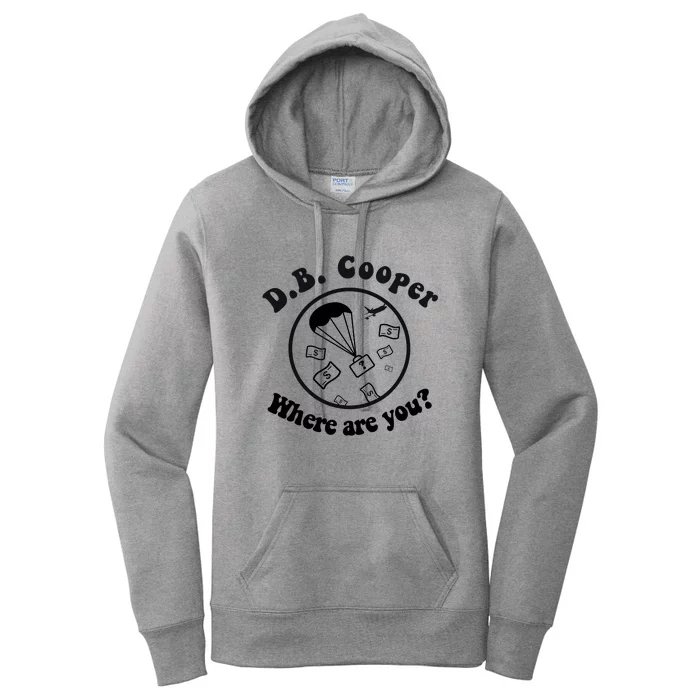 D B Cooper Where Are You Classic Women's Pullover Hoodie