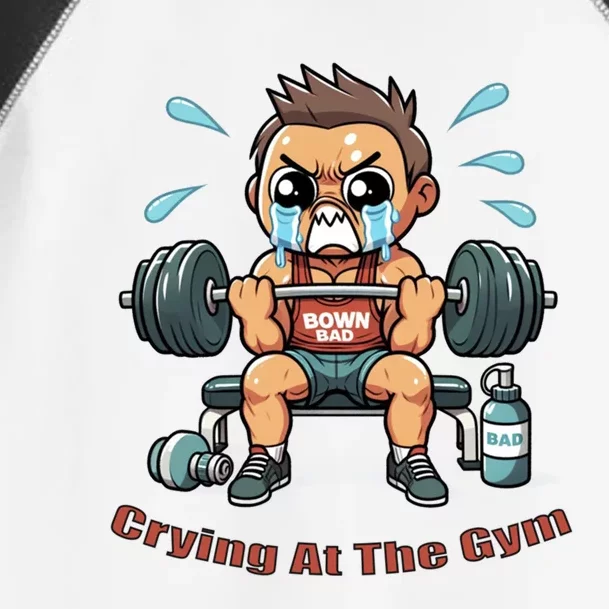 Down Bad Crying At The Gym Great Gift Toddler Fine Jersey T-Shirt