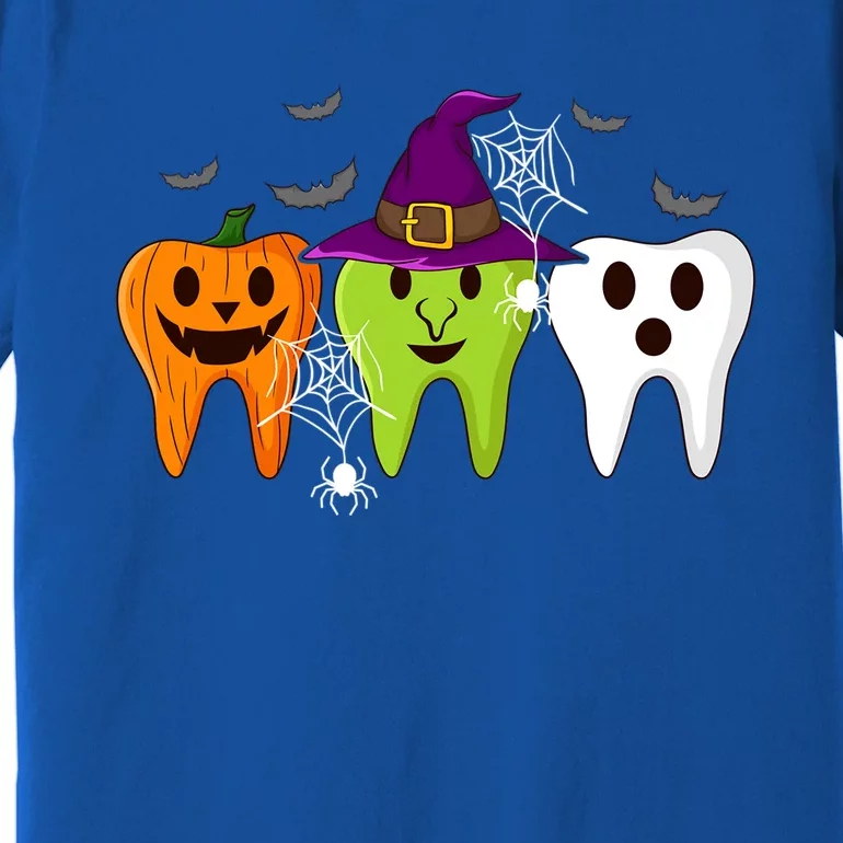 Dentist Boo Crew Halloween Dental Assistant Gift Premium T-Shirt