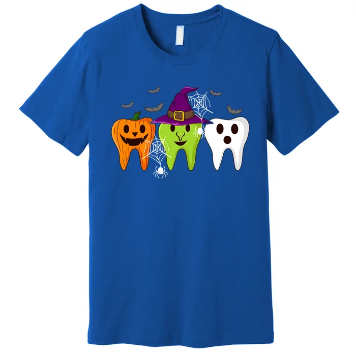 Dentist Boo Crew Halloween Dental Assistant Gift Premium T-Shirt