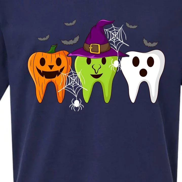 Dentist Boo Crew Halloween Dental Assistant Gift Sueded Cloud Jersey T-Shirt