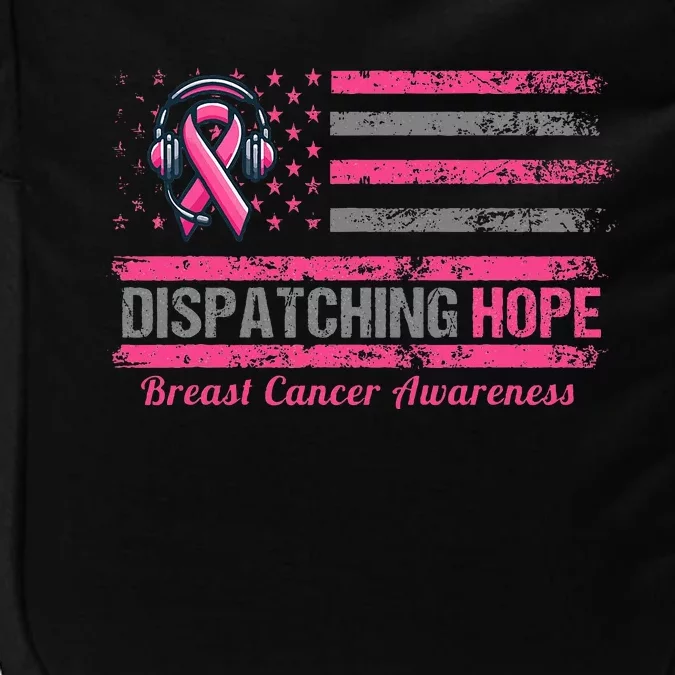 Dispatcher Breast Cancer Awareness Ribbon Impact Tech Backpack