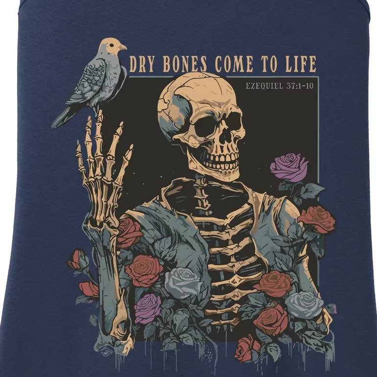 Dry Bones Come To Life Ladies Essential Tank