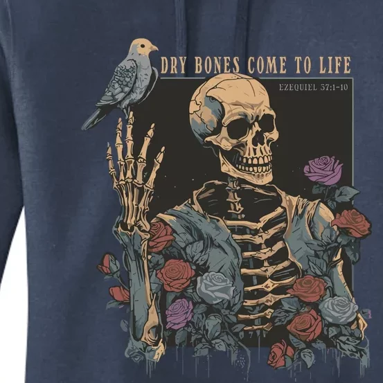 Dry Bones Come To Life Women's Pullover Hoodie