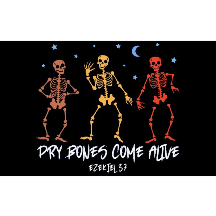 Dry Bones Come Alive Funny Skeleton Dancing Bumper Sticker