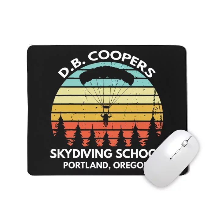 D. B. Coopers Skydiving School Portland Oregon Mousepad