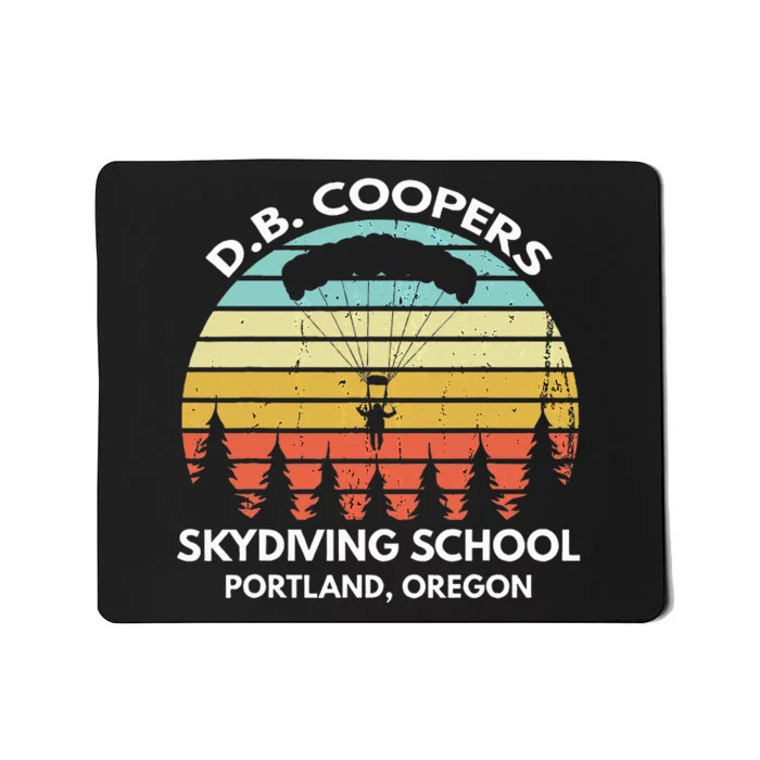 D. B. Coopers Skydiving School Portland Oregon Mousepad