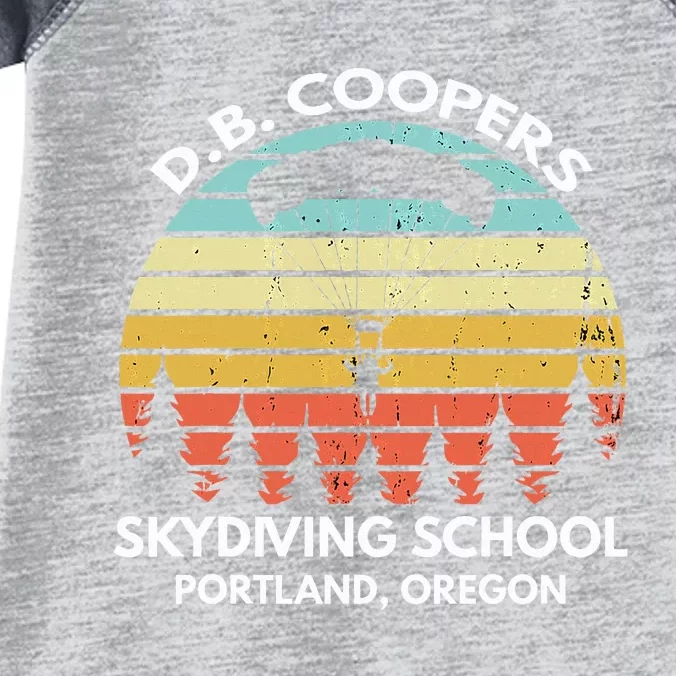 D. B. Coopers Skydiving School Portland Oregon Infant Baby Jersey Bodysuit