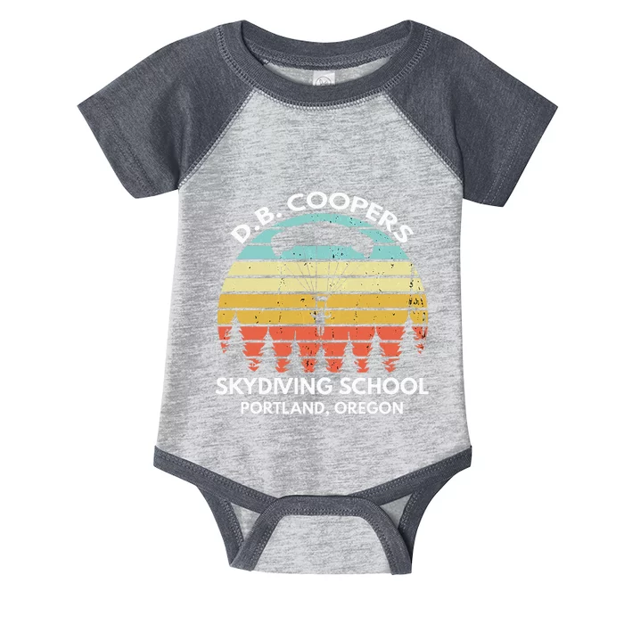 D. B. Coopers Skydiving School Portland Oregon Infant Baby Jersey Bodysuit