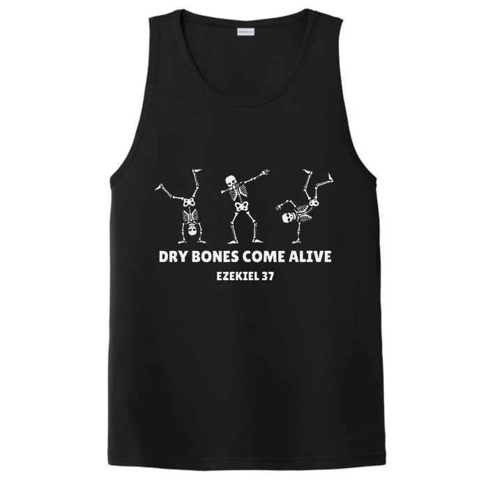 Dry Bones Come Alive Halloween Christian Dancing Skeleton Performance Tank