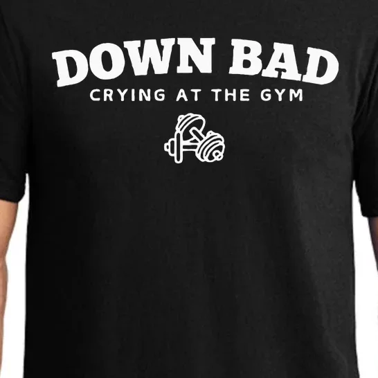 Down Bad Crying At The Gym Pajama Set