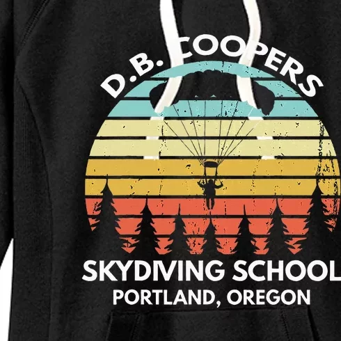 D. B. Coopers Skydiving School Portland Oregon Women's Fleece Hoodie