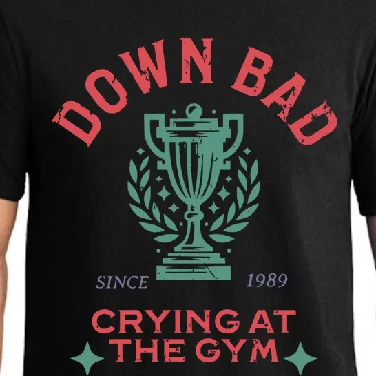 Down Bad Crying At The Gym Since 1989 Ttpd Pajama Set