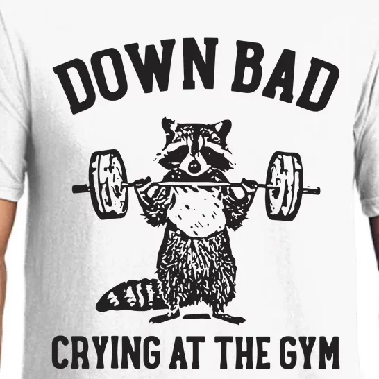 Down Bad Crying At The Gym Pajama Set