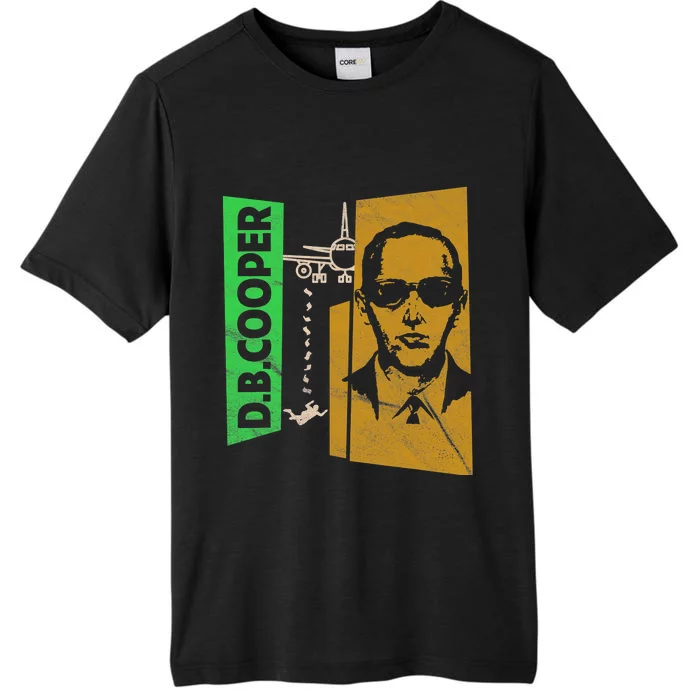 D B Cooper Skyjacker Hijack Retro 60s Style Graphic ChromaSoft Performance T-Shirt