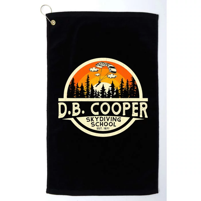 D B Coopers Skydiving School Portland Oregon Platinum Collection Golf Towel