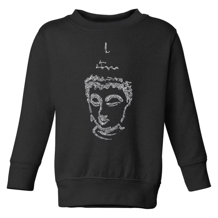 Drypoint Buddha Toddler Sweatshirt