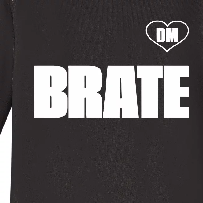 Dm Brate Baby Long Sleeve Bodysuit