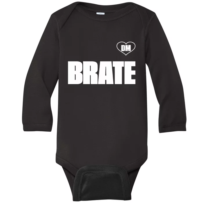 Dm Brate Baby Long Sleeve Bodysuit