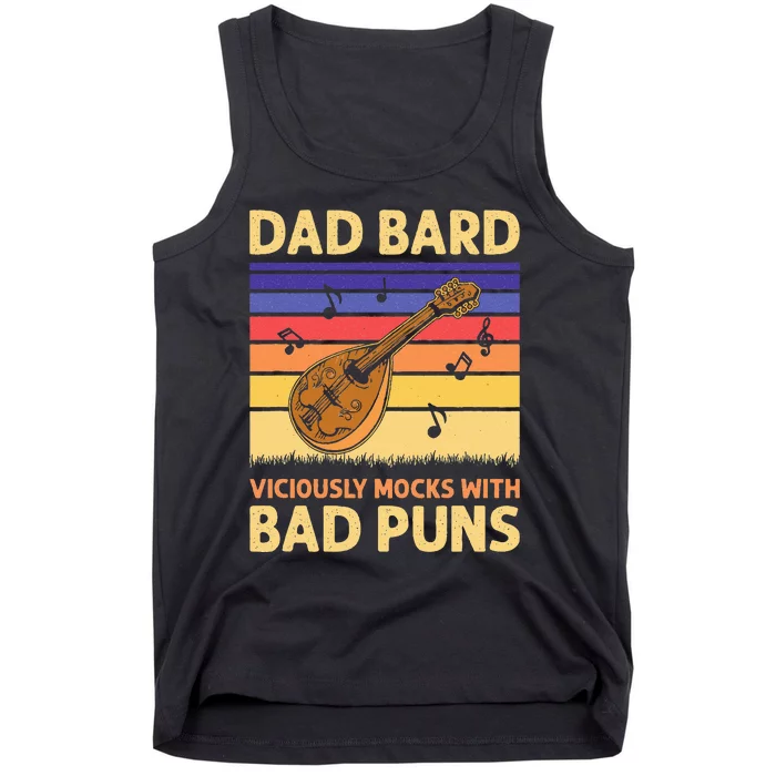 Dad Bard DnD Tank Top