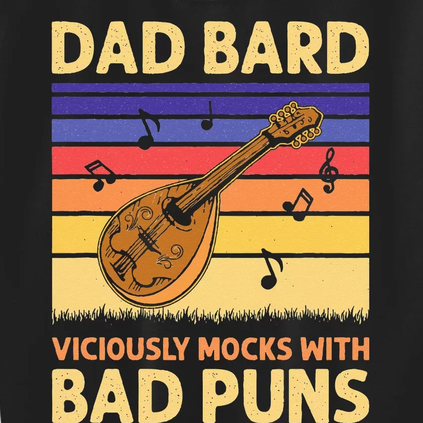 Dad Bard DnD Kids Sweatshirt