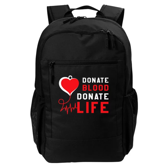 Donate Blood Donate Life World Blood Awareness Daily Commute Backpack